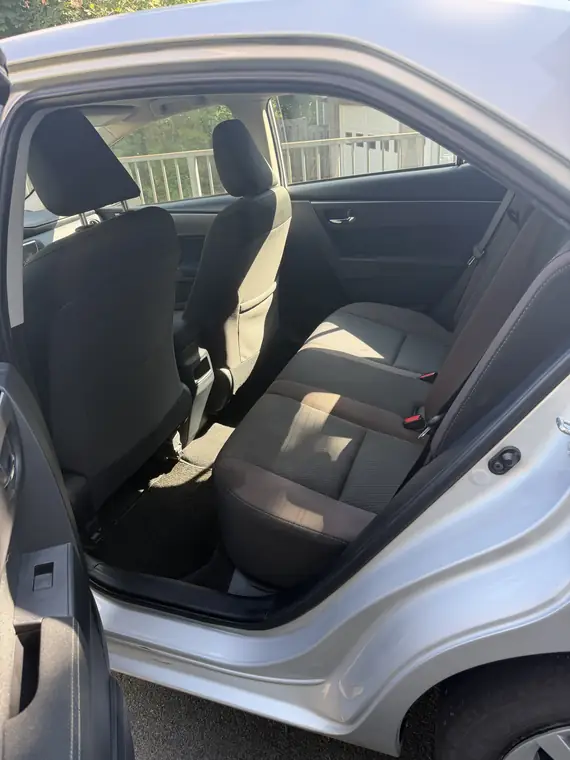 Toyota back seat